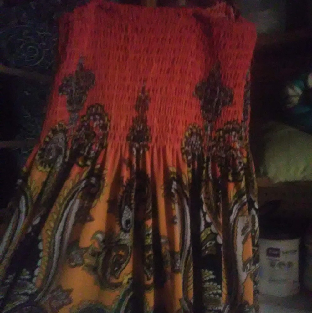 Strapless short dress or long shirt